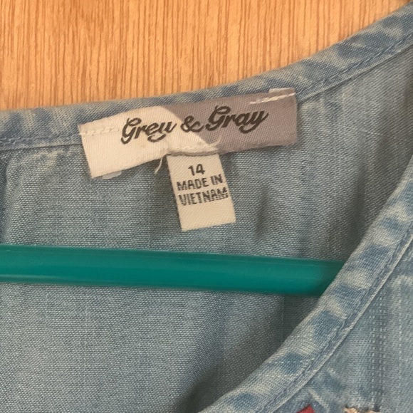 Lightweight denim dress - Picture 3 of 4